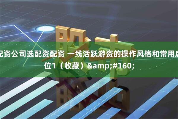 配资公司选配资配资 一线活跃游资的操作风格和常用席位1（收藏）&#160;